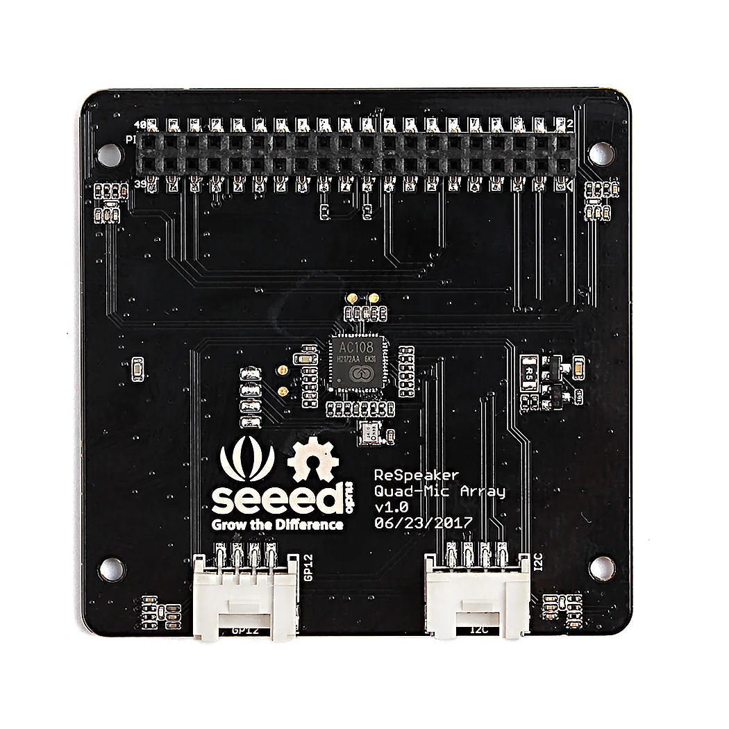 ReSpeaker 4-Mic Array for Raspberry Pi